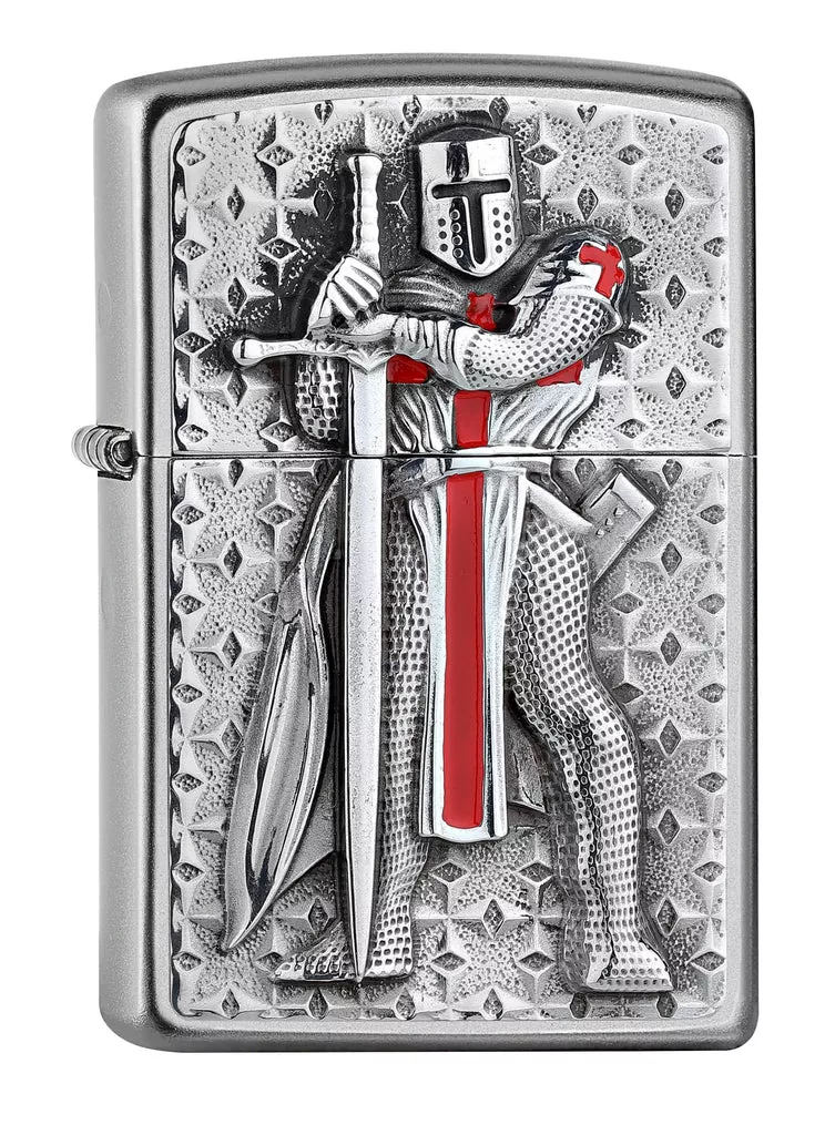 Запальничка бензинова ZIPPO Templer chrom Рицар тамплієр хроом (2005918)