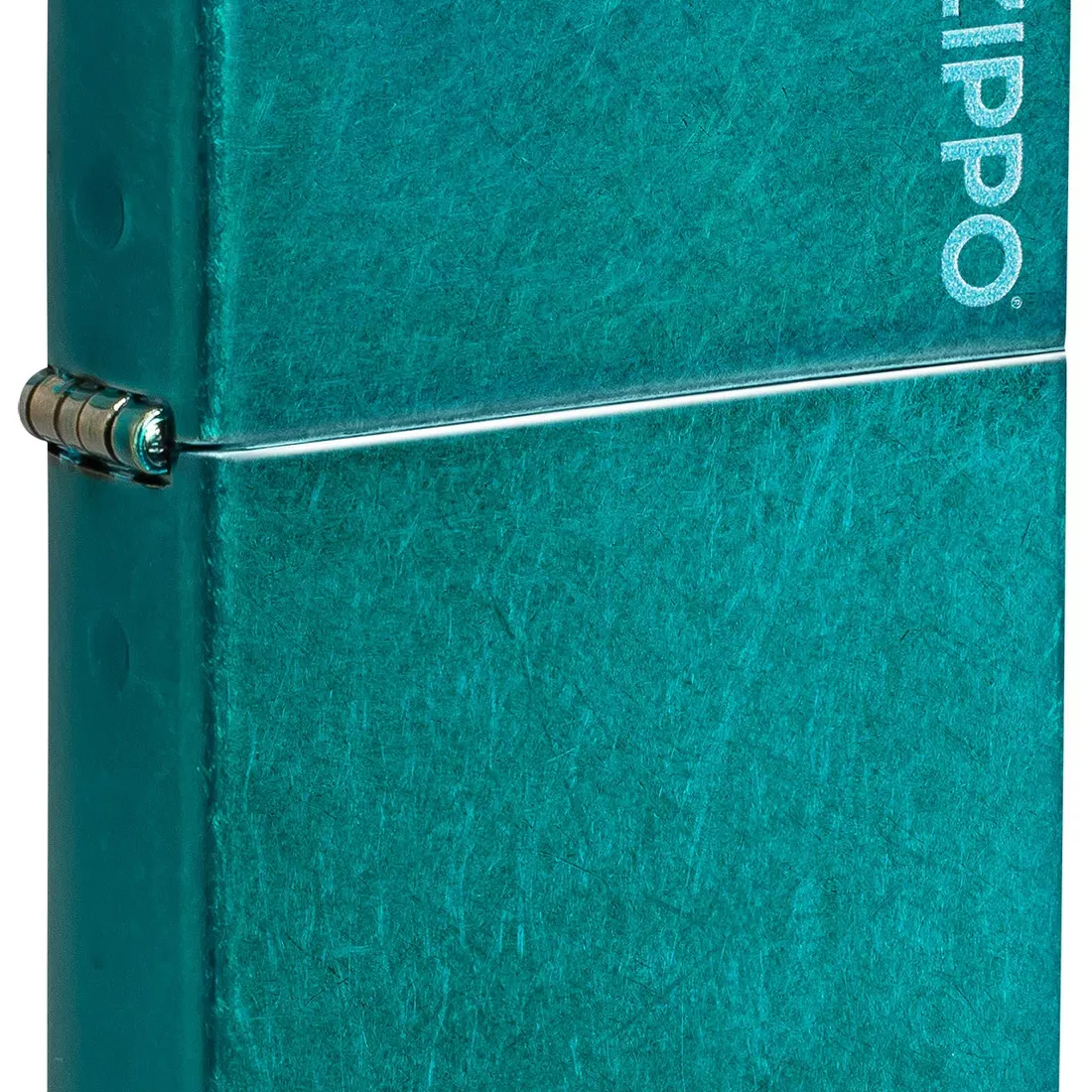 Запальничка бензинова Zippo Classic Candy Teal  Zippo logo глянцевий Бірюзовий (24004 ZL)