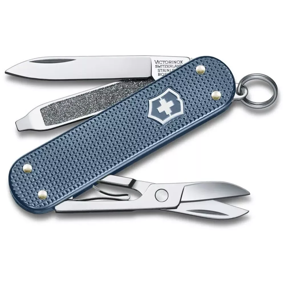Ніж-брелок 58 ммVictorinox Classic SD Alox Limited Edition 2026 Glacial Blue 5 функцій льодяний синій (0.6221.L26)