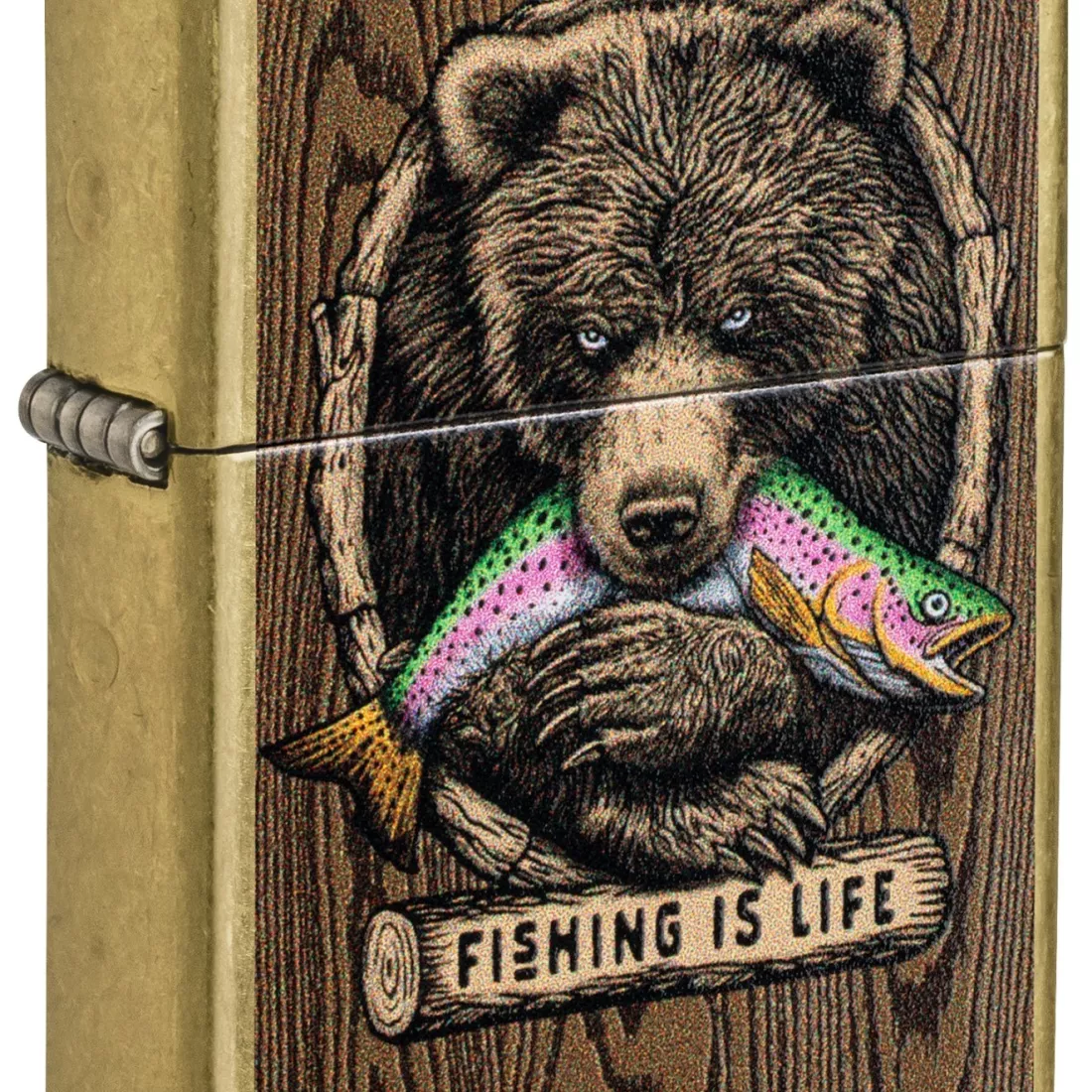Запальничка бензинова ZIPPO Rietveld® Fishing is Life Design