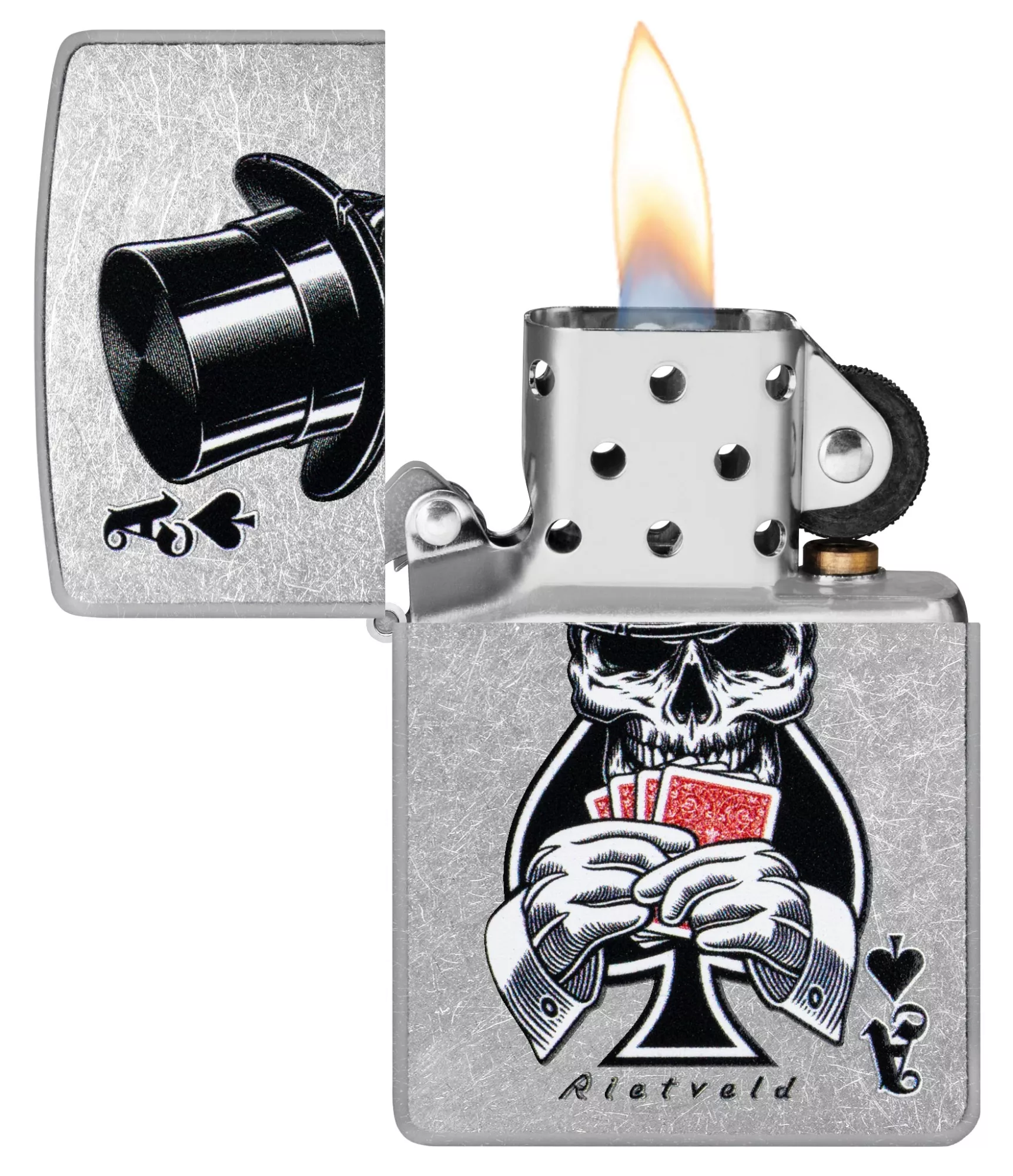 Запальничка бензиновая ZIPPO Rietveld® Ace of Spades Design Street