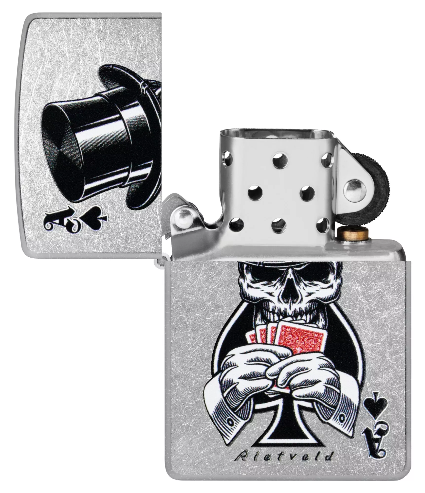 Запальничка бензиновая ZIPPO Rietveld® Ace of Spades Design Street