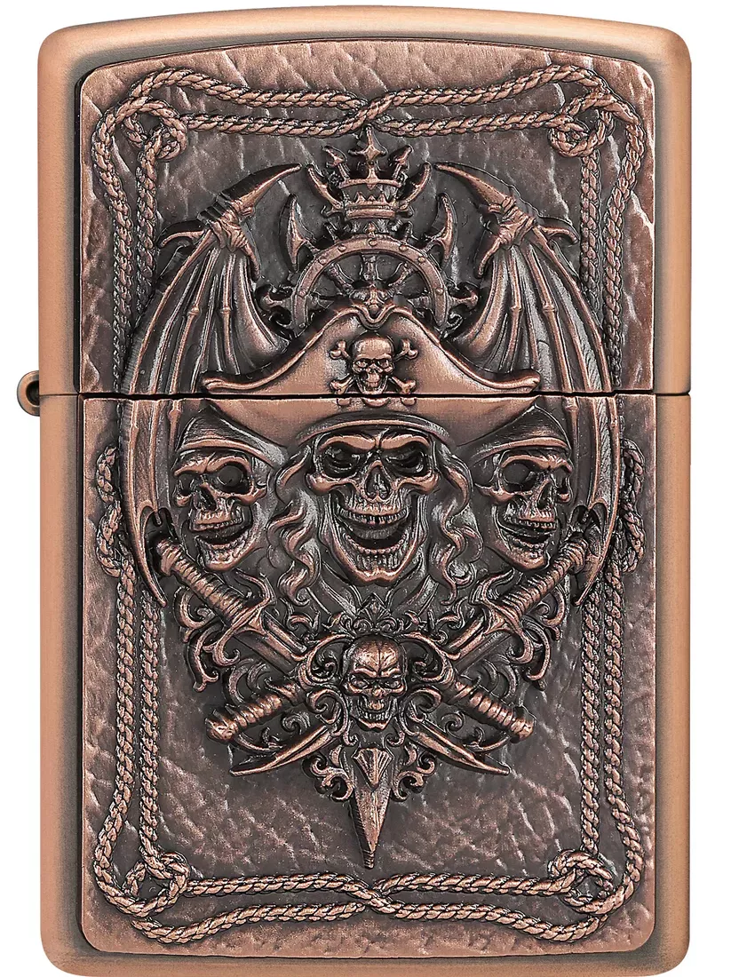 Коллекційна лімітована запальничка ZIPPO Pirate Lighter Limited Edition (Collectible) 0/2000 тис. шт.  Мідний (2008208)